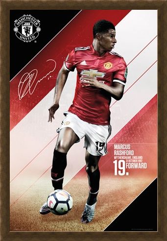 Framed Framed Rashford 17-18 - Manchester United