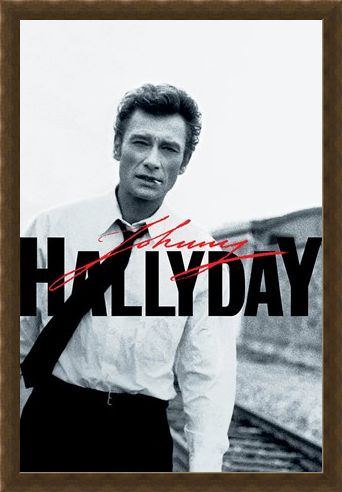 Framed Framed Train Tracks - Johnny Hallyday