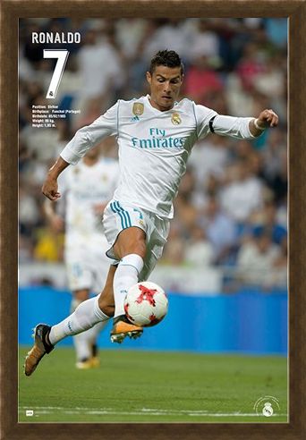 Framed Framed Ronaldo 17/18 - Real Madrid