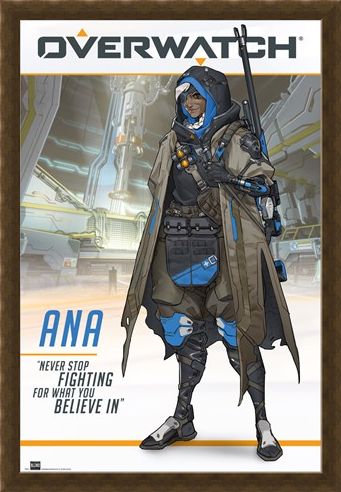 Framed Framed Ana The World's Most Elite Sniper - Overwatch
