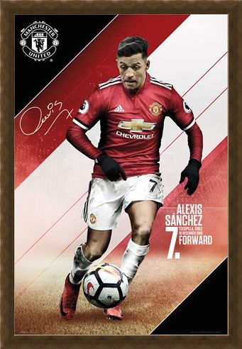 Framed Framed Sanchez 17-18 - Manchester United