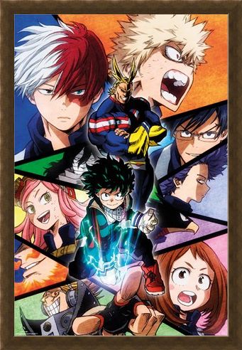 Framed Framed Character Burst - My Hero Academia