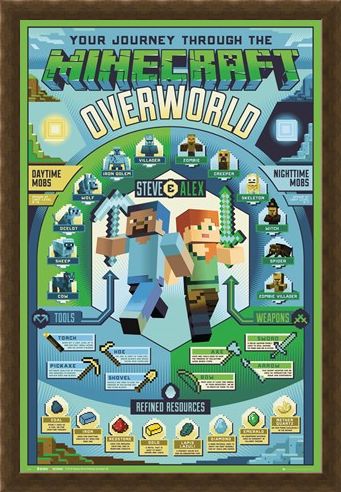 Framed Framed Overworld Biome - Minecraft