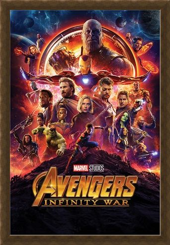 Framed Framed Infinity War One Sheet - Avengers