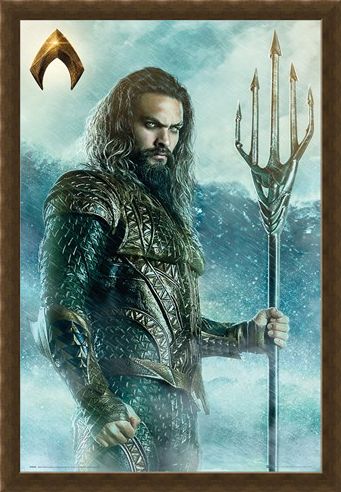 Framed Framed Aquaman Trident - Justice League