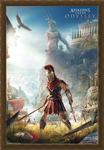 Framed Framed Odyssey Keyart - Assassins Creed