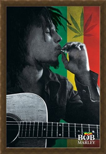 Framed Framed Smoke - Bob Marley