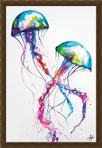 Framed Framed Jellyfish - Marc Allante