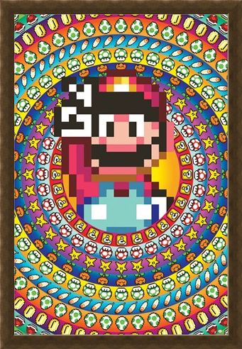 Framed Framed Power Ups - Super Mario
