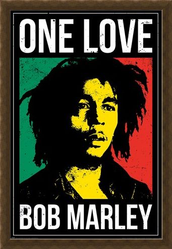 Framed Framed One Love - Bob Marley