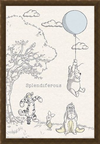 Framed Framed Splendiferous - Winnie the Pooh
