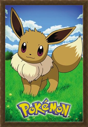 Framed Framed Eevee - Pokemon