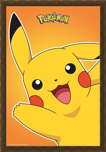 Framed Framed Pikachu - Pokemon