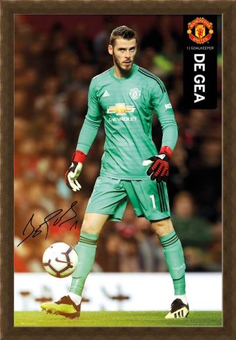 Framed Framed De Gea 18-19 - Manchester United
