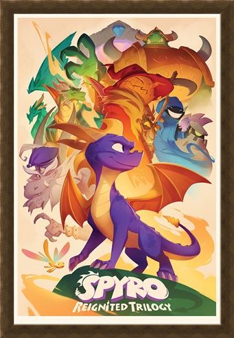 Framed Framed Reignited Trilogy - Spyro The Dragon