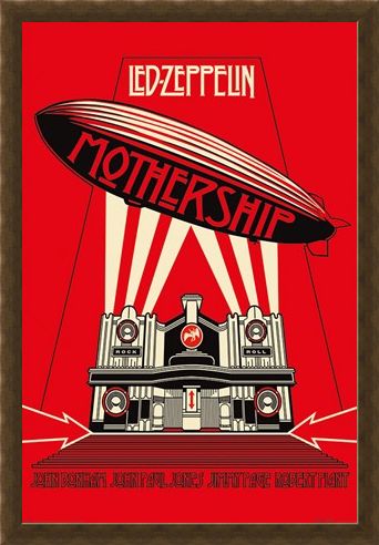 Framed Framed Mothership - Led Zeppelin