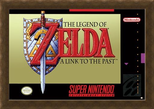 Framed Framed A Link To The Past - The Legend Of Zelda