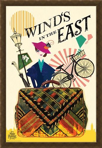Framed Framed Wind in the East - Mary Poppins Returns