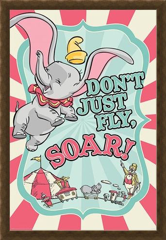 Framed Framed Don't Just Fly, Soar! - Dumbo