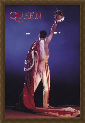 Framed Framed Freddie Mercury Crown - Queen