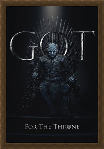 Framed Framed The Night King For The Throne - Game Of Thrones