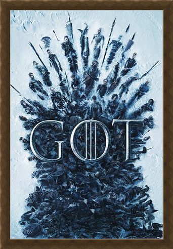 Framed Framed Throne Of The Dead - Game Of Thrones