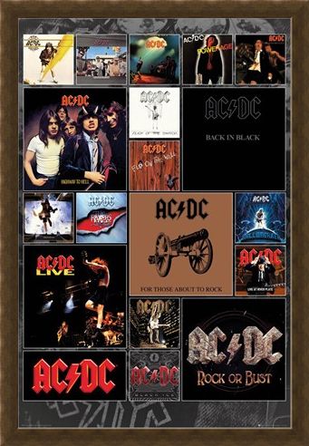 Framed Framed Covers - AC/DC