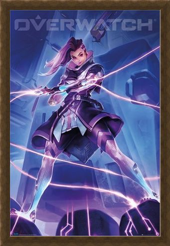 Framed Framed Sombra - Overwatch