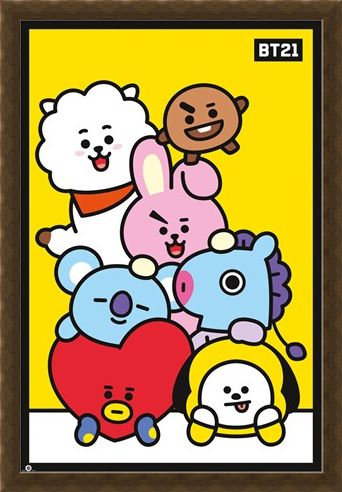 Framed Framed Pileup - BT21