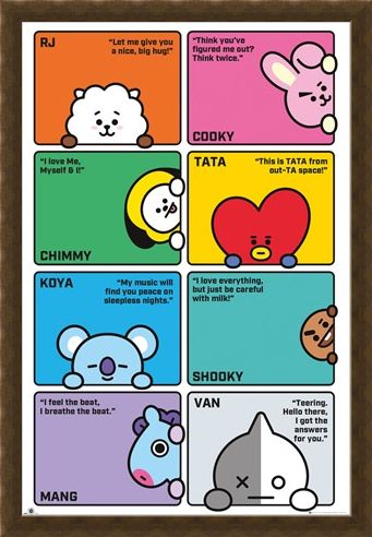 Framed Framed Universtar - BT21