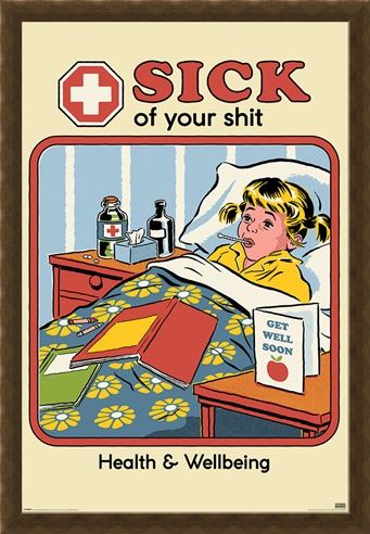 Framed Framed Sick of Your Shit - Steven Rhodes