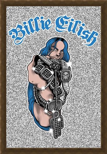Framed Framed Bling - Billie Eilish