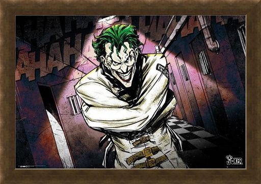 Framed Framed Joker Asylum - DC Comics