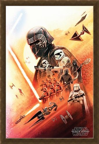 Framed Framed Kylo Ren - Star Wars: The Rise of Skywalker