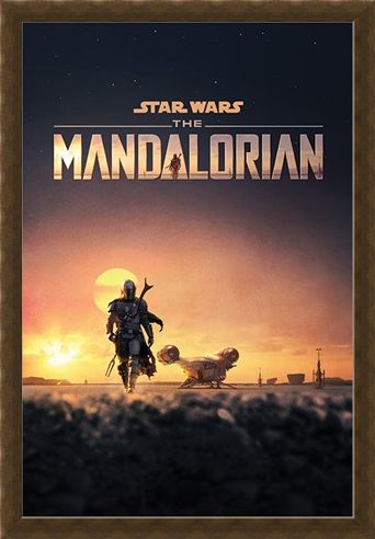 Framed Framed The Mandalorian Dusk - Star Wars