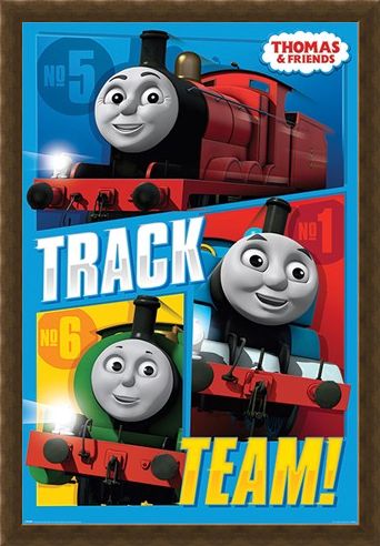 Framed Framed Track Team - Thomas & Friends