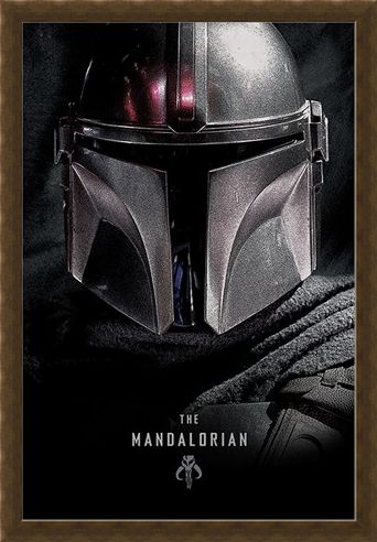 Framed Framed The Mandalorian Dark - Star Wars