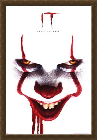 Framed Framed Pennywise Face - IT Chapter Two