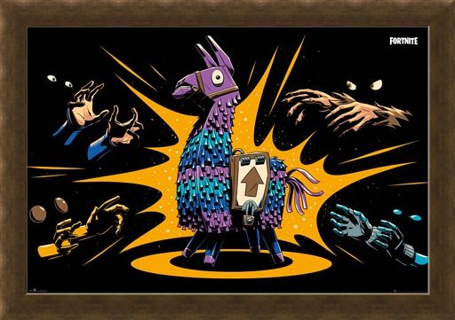 Framed Framed Loot Llama - Fortnite