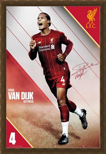 Framed Framed Van Dijk 19-20 - Liverpool