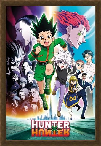 Framed Framed Keyart Running - Hunter x Hunter