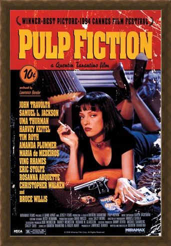 Framed Framed Movie One Sheet - Pulp Fiction