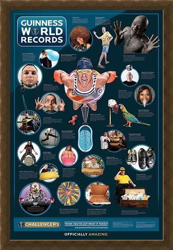 Framed Framed Challengers - Guinness World Records