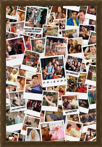 Framed Framed Photo Collage - Friends