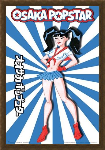 Framed Framed Sailor Girl - Osaka Popstar