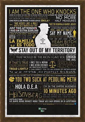 Framed Framed The Many Sayings Of Walter White - Breaking Bad