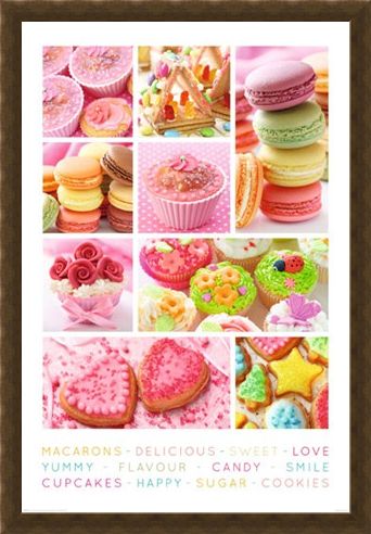 Framed Framed Sweet Collage - Cakes Galore