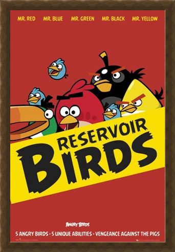 Framed Framed Reservoir Birds - Angry Birds