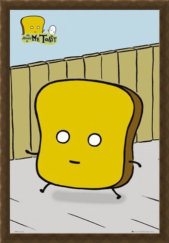 Framed Framed Mr Toast - Dan Goodsell