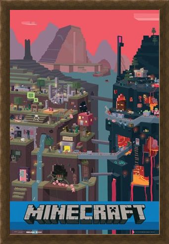 Framed Framed Minecraft World - Minecraft